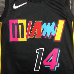 Regata  Miami Heat City Edição 75 anos Tyler Herro Preta