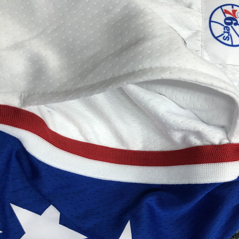 Short  Philadelphia 76ers Association Edição 75 anos 21/22 Branco