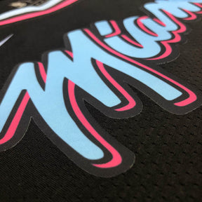 Regata  Miami Heat Vice Edition Dwayne Wade Preta