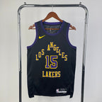 Regata  Los Angeles Lakers City Edition 23/24 Austin Reaves Preta