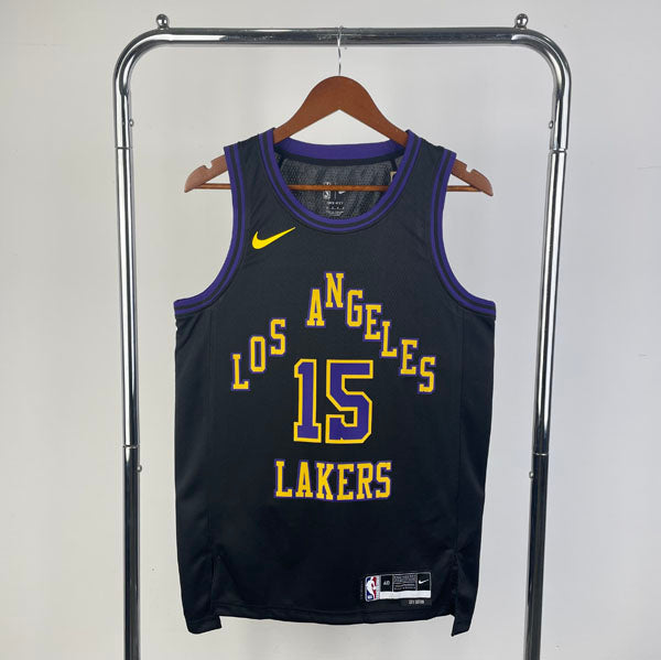 Regata  Los Angeles Lakers City Edition 23/24 Austin Reaves Preta