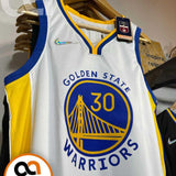 Regata  Golden State Warriors Branca Edição 75 anos Stephen Curry