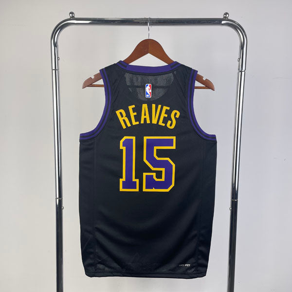 Regata  Los Angeles Lakers City Edition 23/24 Austin Reaves Preta