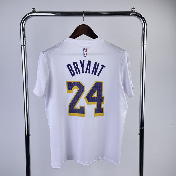 Camiseta  Los Angeles Lakers Kobe Bryant 24 DRI-FIT Branca