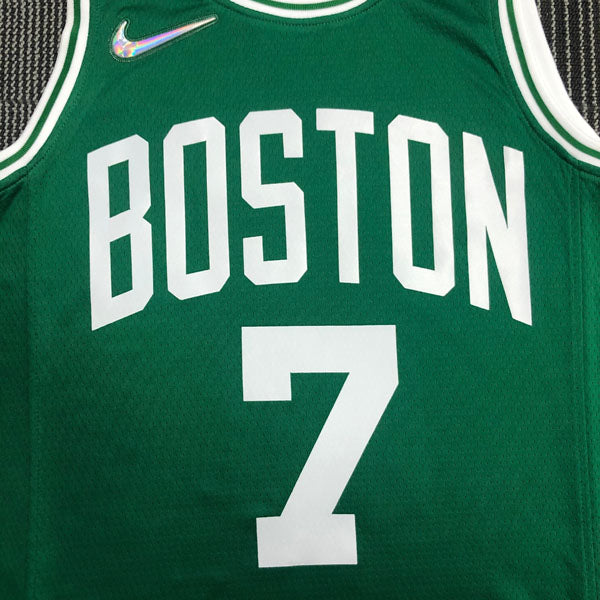 Regata  Boston Celtics Edição 75 anos 21/22 Jaylen Brown Verde