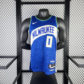 Regata  Milwaukee Bucks City Edition 23/24 Damian Lillard Azul