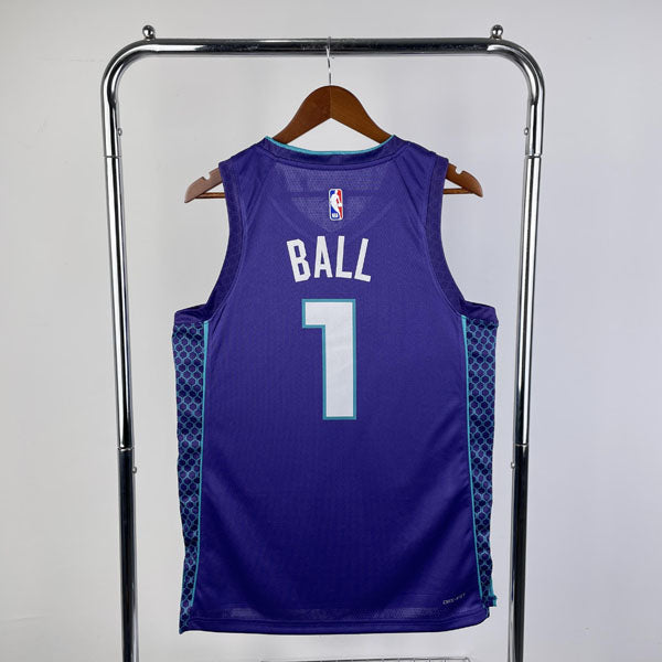 Regata  Charlotte Hornets Statement Edition LaMelo Ball Roxa