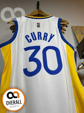 Regata  Golden State Warriors Branca Edição 75 anos Stephen Curry