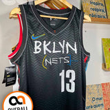 Regata  Brooklyn Nets City Edition 20/21 James Harden Preta
