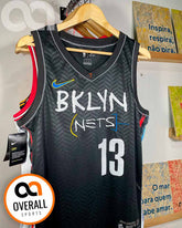 Regata  Brooklyn Nets City Edition 20/21 James Harden Preta