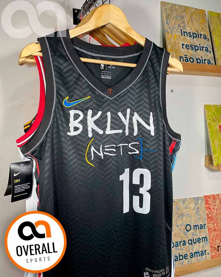 Regata  Brooklyn Nets City Edition 20/21 James Harden Preta