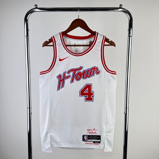 Regata  Houston Rockets City Edition 23/24 Jalen Green Branca