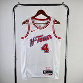 Regata  Houston Rockets City Edition 23/24 Jalen Green Branca