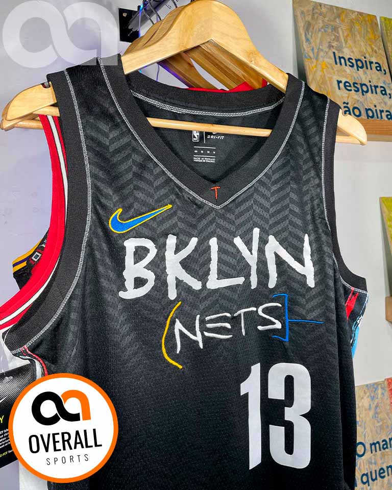 Regata  Brooklyn Nets City Edition 20/21 James Harden Preta