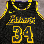 Regata  Los Angeles Lakers Black Mamba Shaquille O'Neal Preta