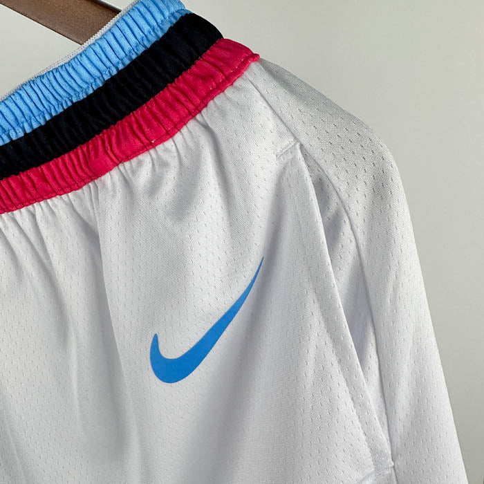 Short  Miami Heat Vice Edition Branco