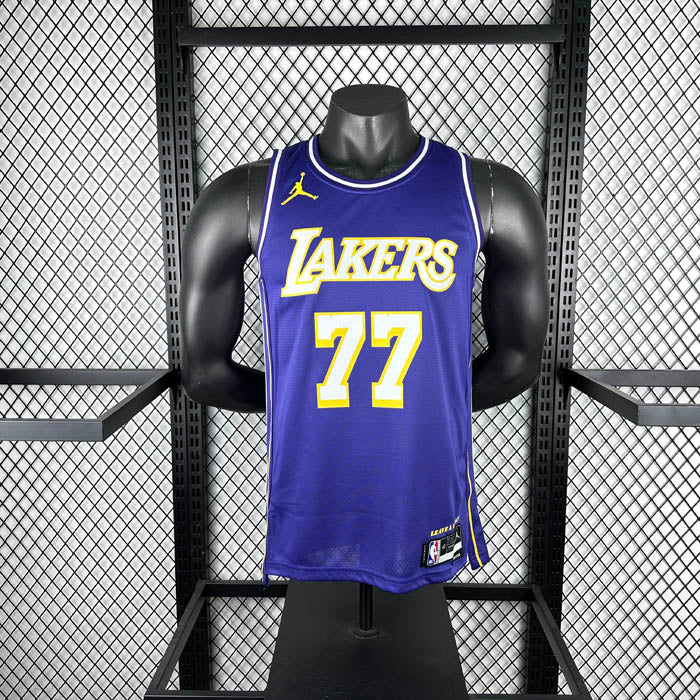Regata Los Angeles Lakers Statement 25/26 Luka Doncic Roxa