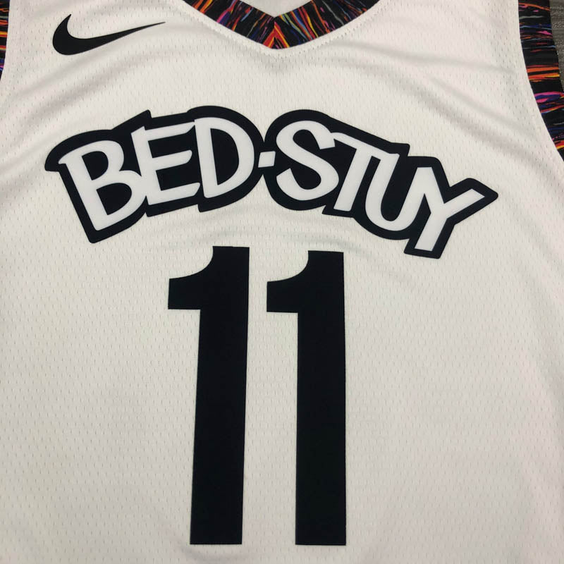 Regata  Brooklyn Nets City Edition Kyrie Irving Branca
