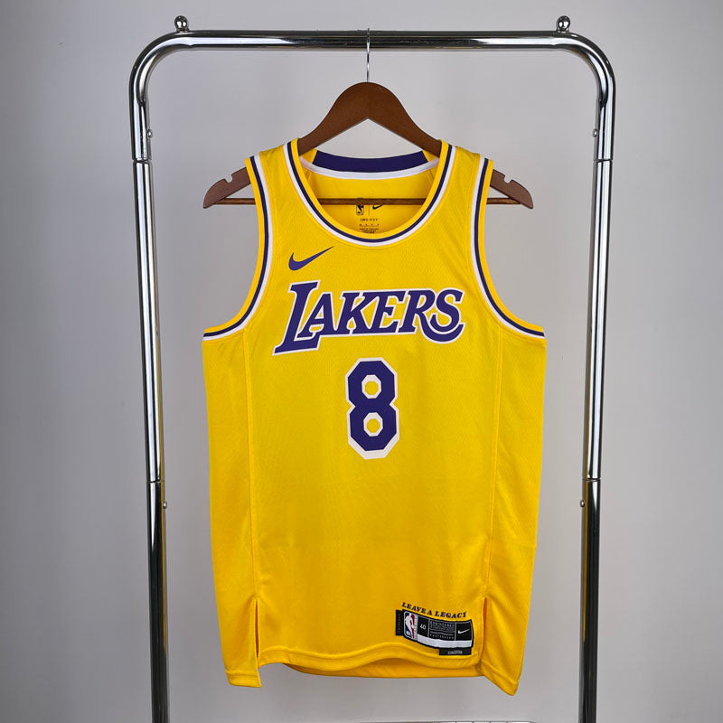 Regata  Los Angeles Lakers Icon Edition Kobe Bryant 8 Amarela
