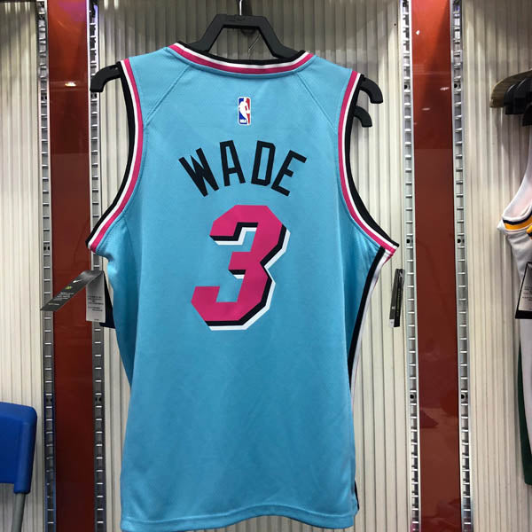 Regata  Miami Heat Vice Edition Dwayne Wade Azul