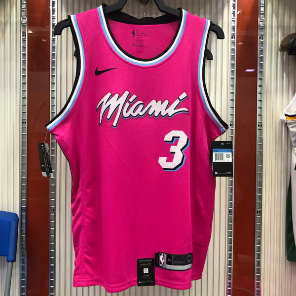 Regata  Miami Heat Vice Edition Dwayne Wade Rosa