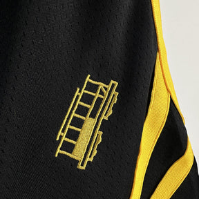 Short  Golden State Warriors City Edition 23/24 Preto e Amarelo