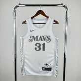 Regata  Dallas Mavericks City Edition 24/25 Klay Thompson Branca