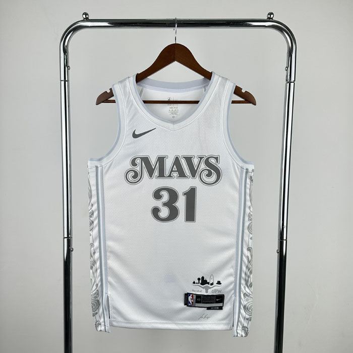 Regata  Dallas Mavericks City Edition 24/25 Klay Thompson Branca