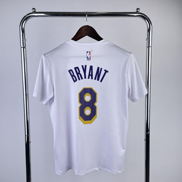 Camiseta  Los Angeles Lakers Kobe Bryant 8 DRI-FIT Branca