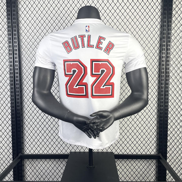 Camiseta  Miami Heat Jimmy Butler Classic Edition DRI-FIT Branca