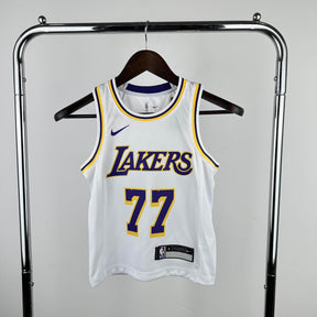 Regata Infantil  Los Angeles Lakers Luka Doncic Branca