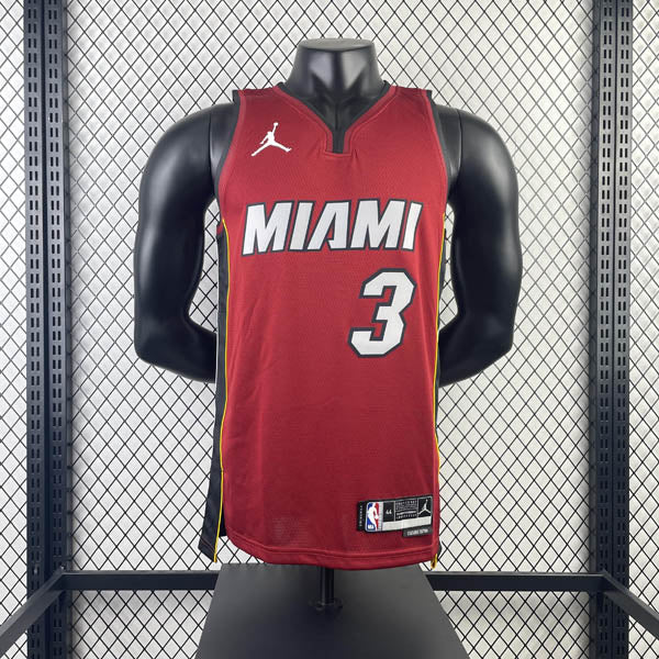 Regata  Miami Heat Statement Edition Dwayne Wade Vermelha