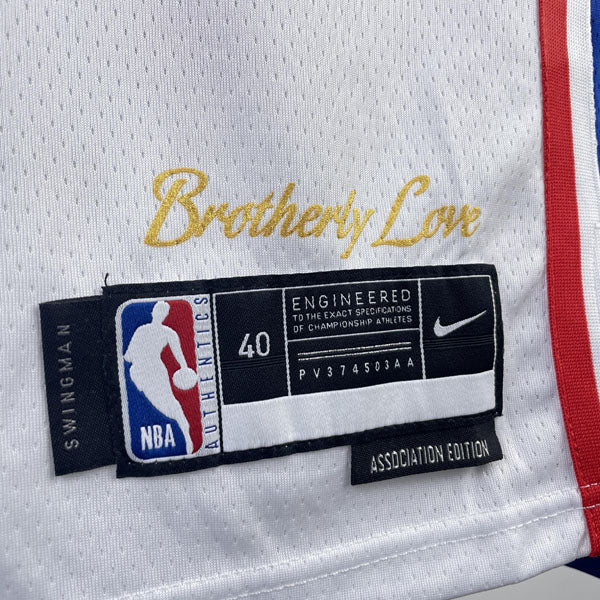 Regata  Philadelphia 76ers Association Edition 23/24 Tyrese Maxey Branca