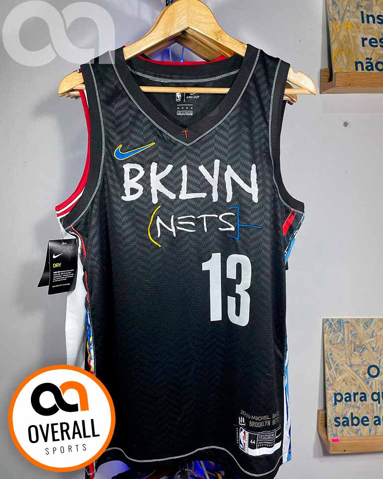 Regata  Brooklyn Nets City Edition 20/21 James Harden Preta