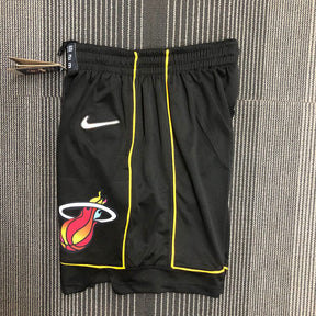 Short  Miami Heat City Edição 75 anos 21/22 Preto