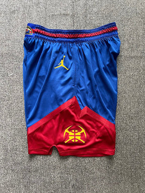 Short  Denver Nuggets Statement Edition Azul/Vermelho