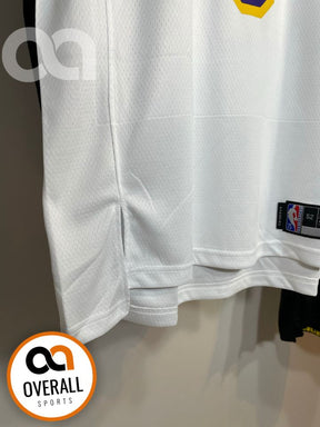 Regata  Los Angeles Lakers Edição Diamante 75 anos 21/22 Lebron James 6 Branca
