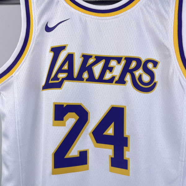 Regata Infantil  Los Angeles Lakers Kobe Bryant 24 Branca