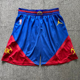 Short  Denver Nuggets Statement Edition Azul/Vermelho