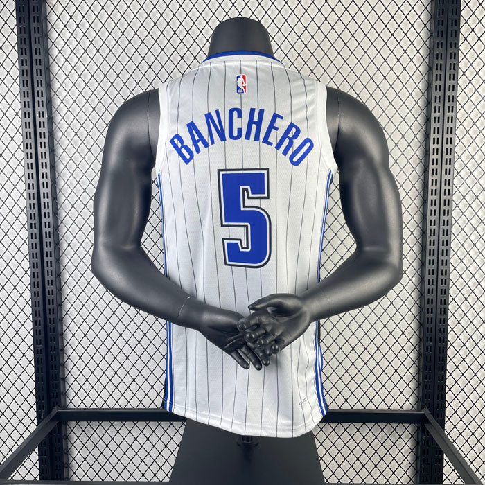 Regata  Orlando Magic Association Edition 24/25 Paolo Banchero Branca