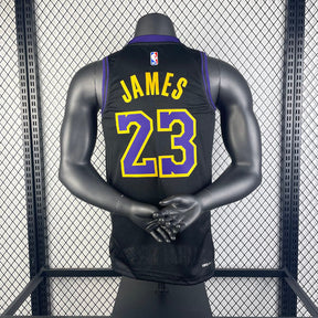 Regata  Los Angeles Lakers City Edition 23/24 LeBron James Preta