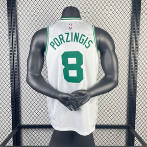Regata  Boston Celtics Association Edition 24/25 Kristaps Porzingis Branca