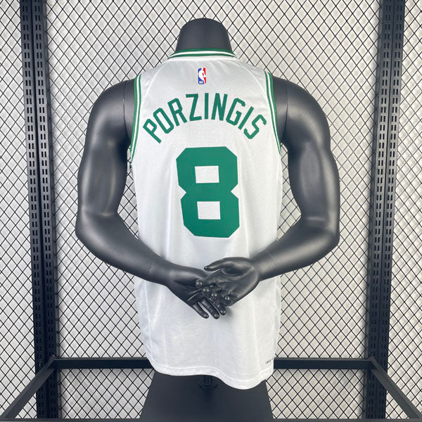 Regata  Boston Celtics Association Edition 24/25 Kristaps Porzingis Branca