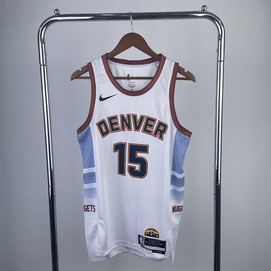 Regata  Denver Nuggets City Edition 22/23 Nikola Jokic Branca