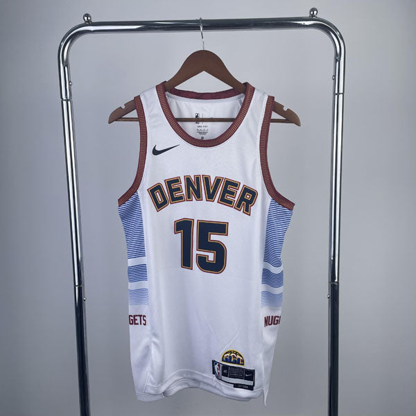 Regata  Denver Nuggets City Edition 22/23 Nikola Jokic Branca