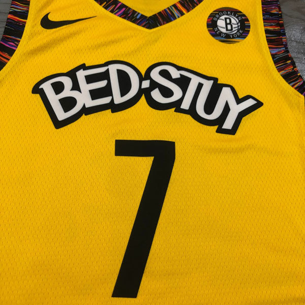 Regata  Brooklyn Nets Bed Stuy Notorius B.I.G Amarela Durant