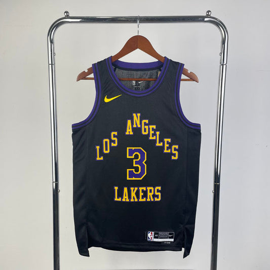 Regata  Los Angeles Lakers City Edition 23/24 Anthony Davis Preta