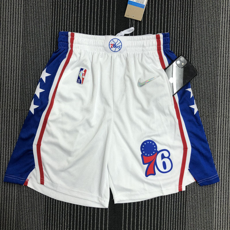 Short  Philadelphia 76ers Association Edição 75 anos 21/22 Branco
