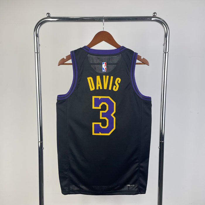 Regata  Los Angeles Lakers City Edition 23/24 Anthony Davis Preta