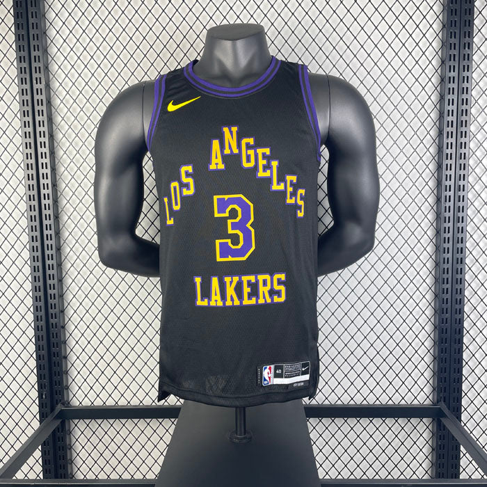 Regata  Los Angeles Lakers City Edition 23/24 Anthony Davis Preta